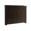 Mission Horizontal Murphy Bed Coffee Bean Finish - The Wallbed Factory