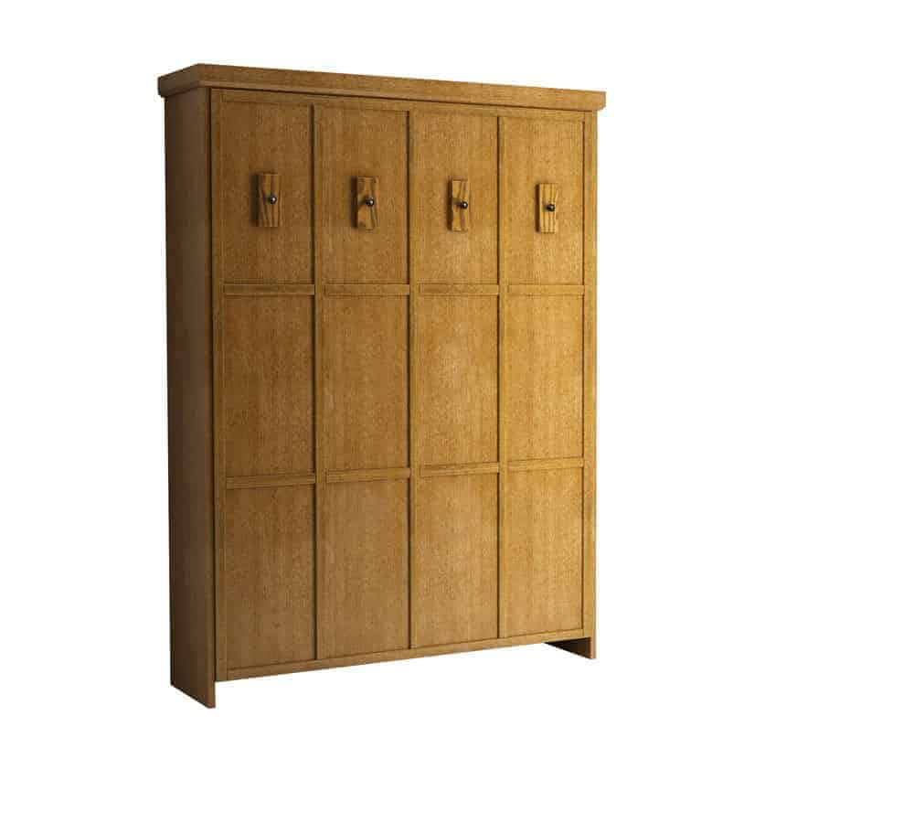 Mission Murphy Bed Oak/Walnut Finish Mission Murphy Bed Oak/Walnut Finish - The Wallbed Factory