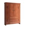 Hudson Murphy Bed - Oak/Cherry Finish