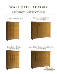 Elsa & Revera Installation Manual - The Wallbed Factory