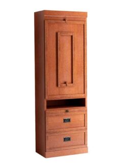 Bookcase with Drop Table and Lower Drawers